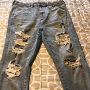 American eagle very high rise jeans..